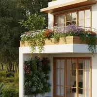 Ilustrasi Kebun di Rumah Kecil/Gemini AI