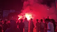 Demo di Tugu Tani Usai, Massa Sempat Bakar Flare