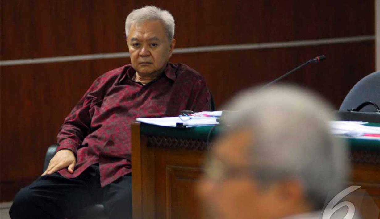 Sidang lanjutan Anggoro dengan agenda mendengarkan keterangan saksi. Salah satunya Mantan Menteri Kehutanan MS Kaban  di Pengadilan Tipikor, Jakarta, Rabu (28/5/2014) (Liputan6.com/Miftahul Hayat).