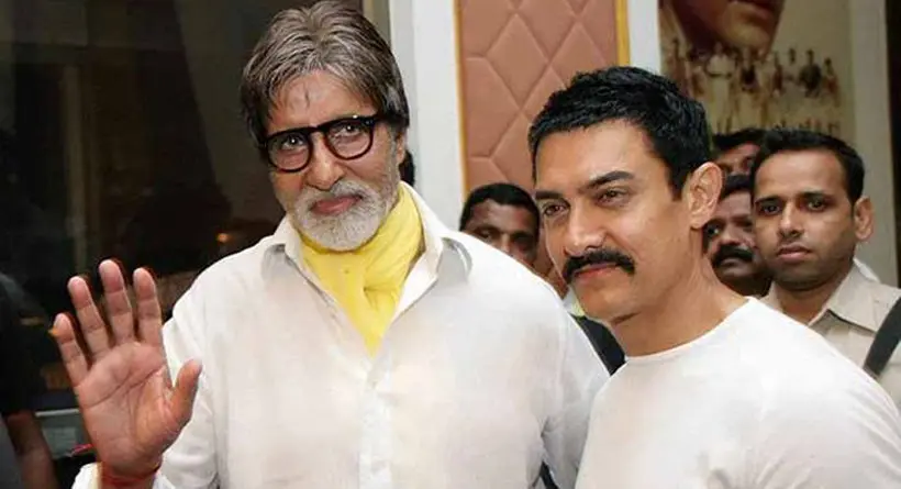 Amitabh Bachchan dan Aamir Khan (The Indian Express)