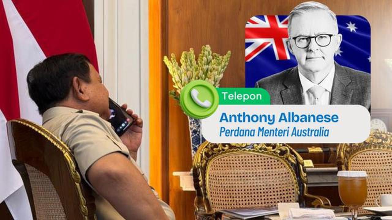 Prabowo dan PM Australia Diskusi Via Telepon, Pastikan Kerja Sama Tetap Kuat di Tengah Dinamika Global