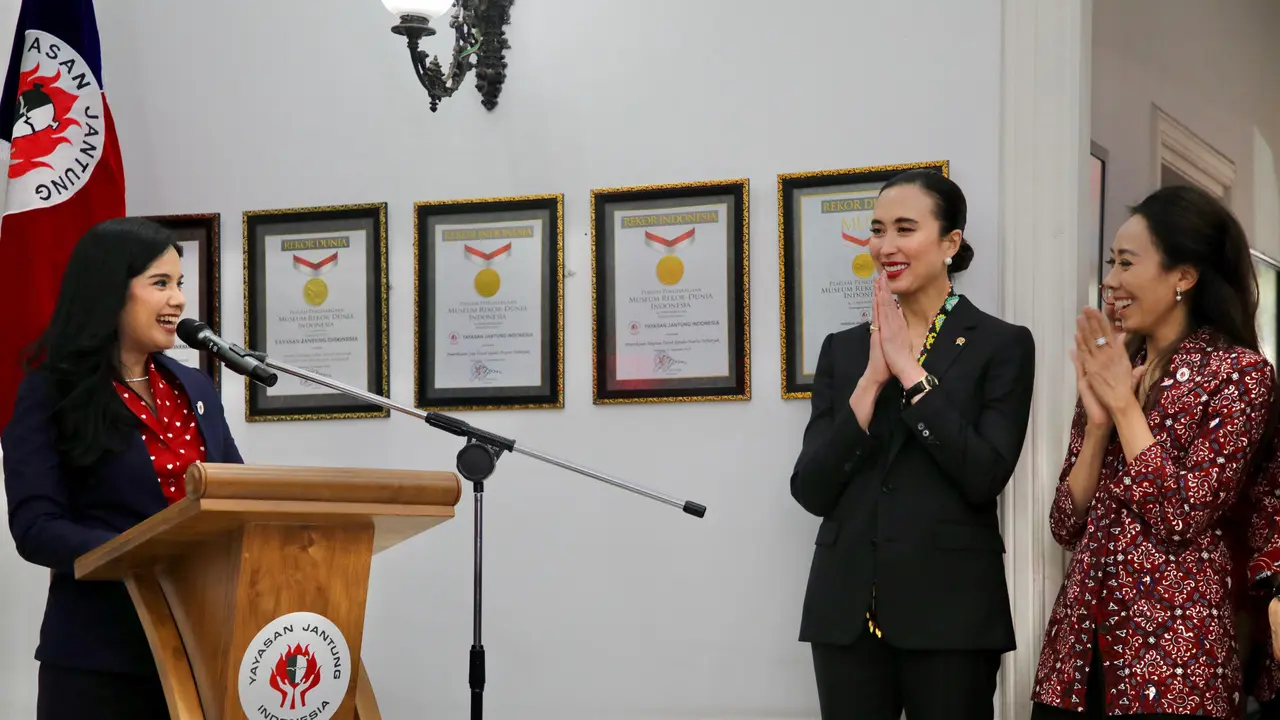 Annisa Pohan resmi dilantik sebagai Ketua Umum Yayasan Jantung Indonesia (YJI) pada Jumat, 1 November 2024.  (Dok YJI)