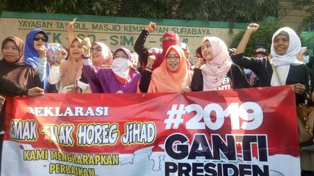 Massa Gerakan 2019 Ganti Presiden. ©2018 Merdeka.com/Arul Nasrullah