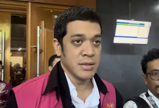 Kerry Andrianto anak Riza Chalid. (Liputan6.com/Muhammad Radityo)