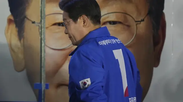 Lee Jae-myung resmi menjabat sebagai Presiden Baru Korea Selatan pada 4 Juni 2025. (AP/Lee Jin-man)