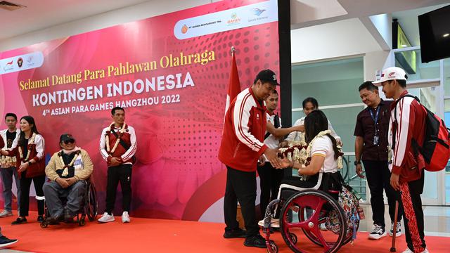 FOTO Kontingen Indonesia setelah tampil di Asian Para Games 2022 Hangzhou