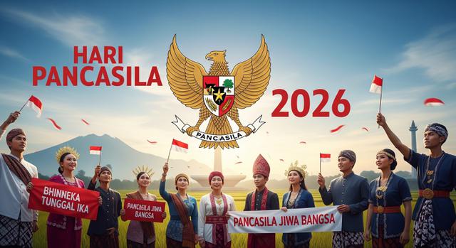 Caption Hari Pancasila untuk Semangat Gotong Royong