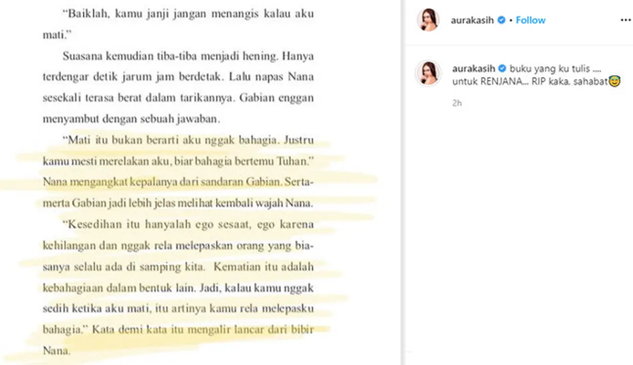 (Instagram/aurakasih)