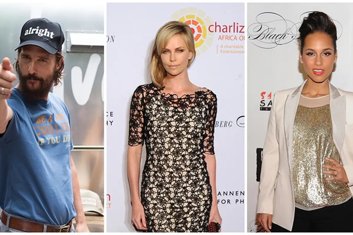 Matthew McConaughey, Charlize Theron, dan Alicia Keys