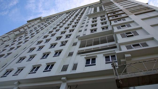 Pembangunan Rumah Susun (Rusun) Tingkat Tinggi di Pasar Jumat DKI Jakarta sudah mencapai 90 persen. (Dok Kementerian PUPR)