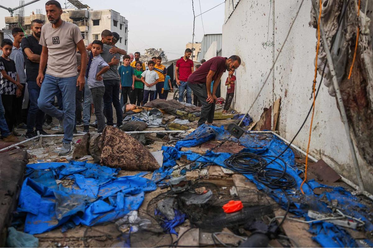 FOTO: Biadab! Serangan Drone Israel Hancurkan Tenda Liputan, Lima Jurnalis Tewas di Gaza