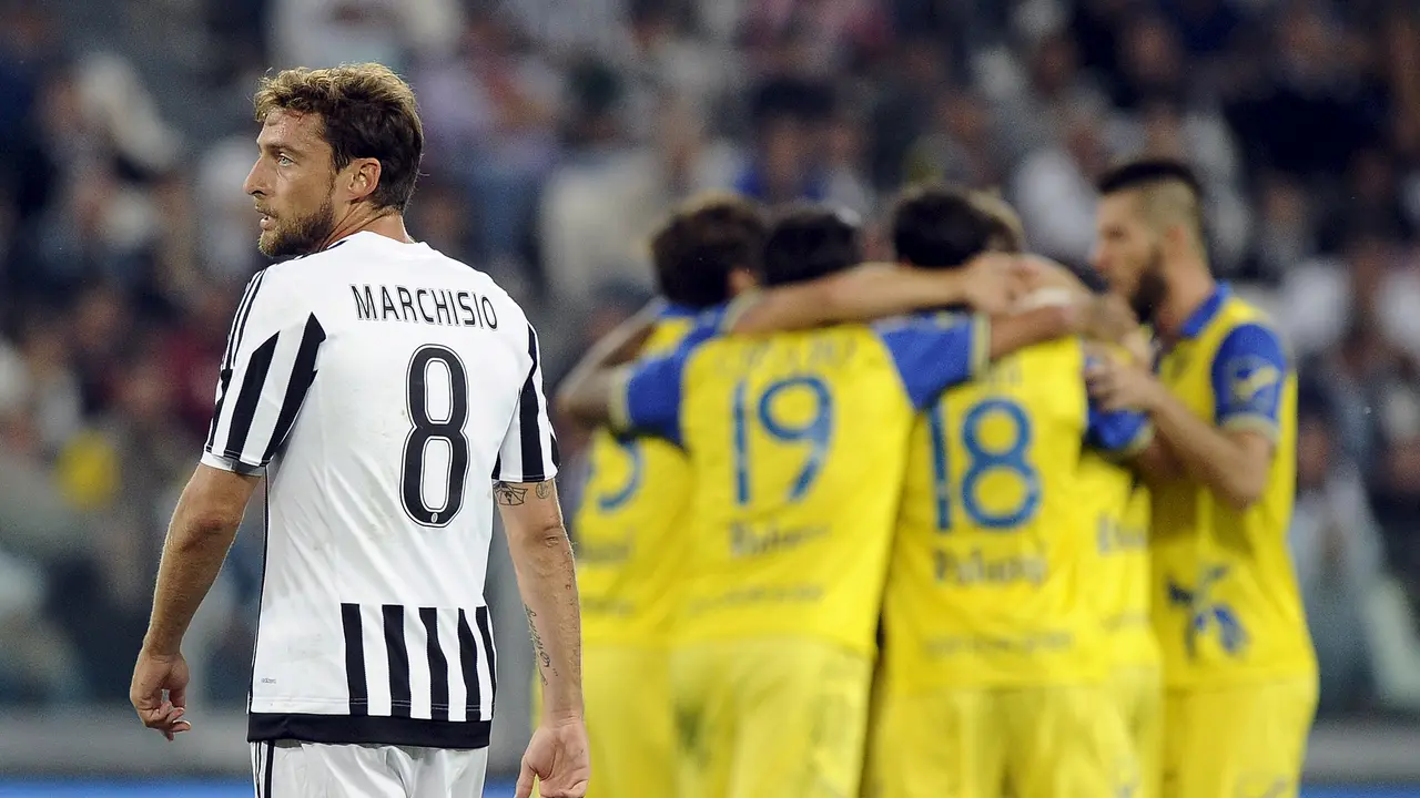Gelandang Juventus, Claudio Marchisio saat lawan Chievo (liputan6)
