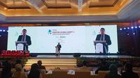 Presiden Indonesian Diaspora Network-United (IDN-U) Prof. Herry Utomo pada Selasa (12/8/2025) di JS Luwansa Hotel Jakarta mengatakan, lebih dari 100 pembicara nasional dan internasional hadir di Diaspora Global Summit 2 (Dok. Liputan6.com/Teddy Tri Setio Berty).