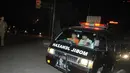 Ini mobil ambulan yang membawa jenazah Ketua Umum Gerindra Suhardi, Jakarta, Kamis (28/8/2014) (Liputan6.com/Johan Tallo)