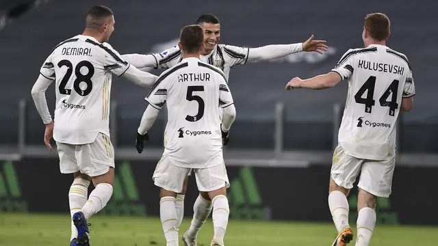 Penyerang Juventus, Cristiano Ronaldo.