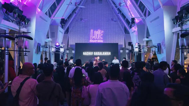 Suasana Live At Aloft Amplified di Aloft Bali Seminyak. Dok.  Aloft Bali Seminyak