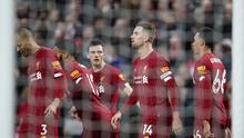 Liverpool meraih kemenangan telak atas Southampton di Anfield Stadium. (AP Photo/Jon Super)