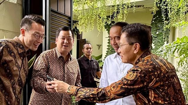 Sosok James Riady yang Kunjungi Jokowi ke Solo/Instagram @jokowi