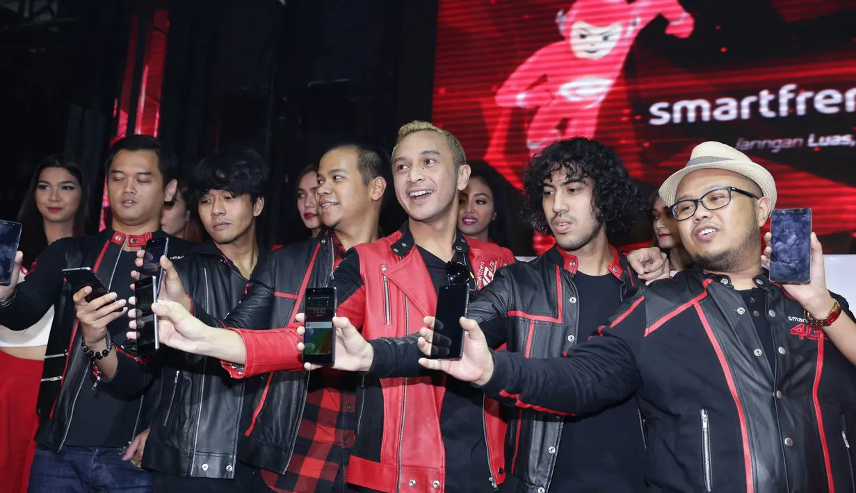 Lagu Generasi 4G diciptakan Grup band Nidji untuk mengisi soundtrack produk Smartfren 4G LTE. (Andy Masela/Bintang.com)