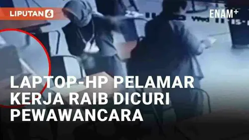 VIDEO: Waspada! Pelamar Kerja di Bandung Kehilangan Laptop dan HP Saat Wawancara di Luar Kantor