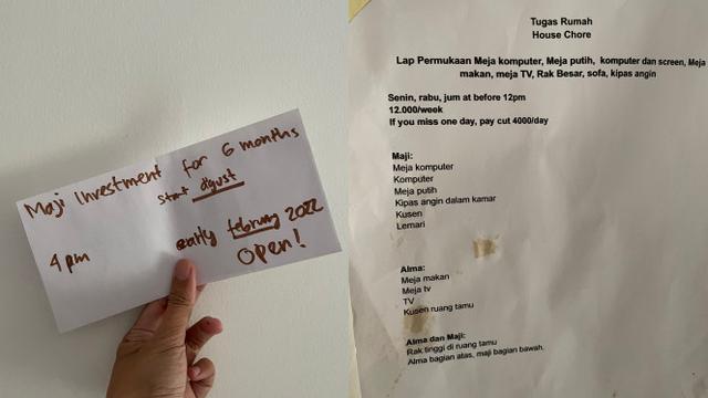 Viral Pria Ini Punya Cara Unik Untuk Memberi Uang Saku, Bikin Anaknya Rajin