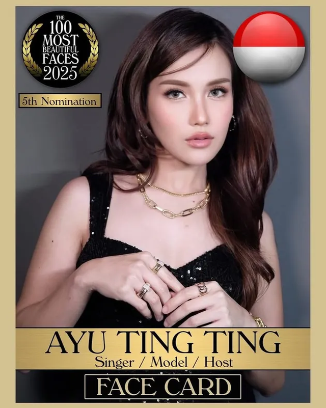 16 Seleb masuk nominasi 100 Wanita Tercantik di Dunia 2025 versi TC Candler, Fuji hinga Ayu Ting Ting