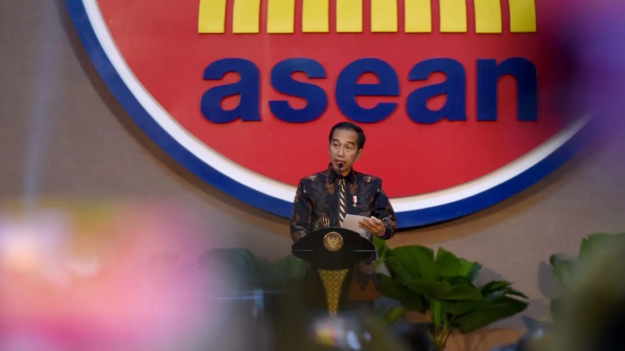 Gedung baru ini, menurut Presiden, menggambarkan semangat baru ASEAN (Muchlis Jr - Biro Pers Sekretariat Presiden)