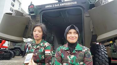 Serda Melysa dan Serda Lutfiah, Sopir Panser Anoa Jokowi