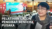 Pelatihan Calon Pengibar Bendera Pusaka