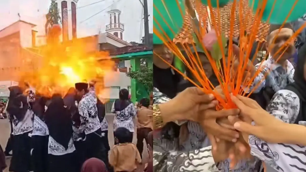 Balon Meledak Hari Guru