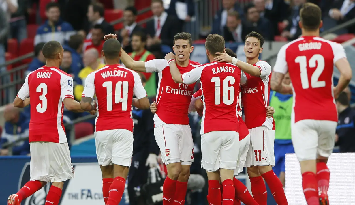 Sanchez menjadi pahlawan kemenangan Arsenal berkat gol penentunya
