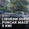Libur Sekolah, Jalur Wisata Luar Kota Macet Panjang