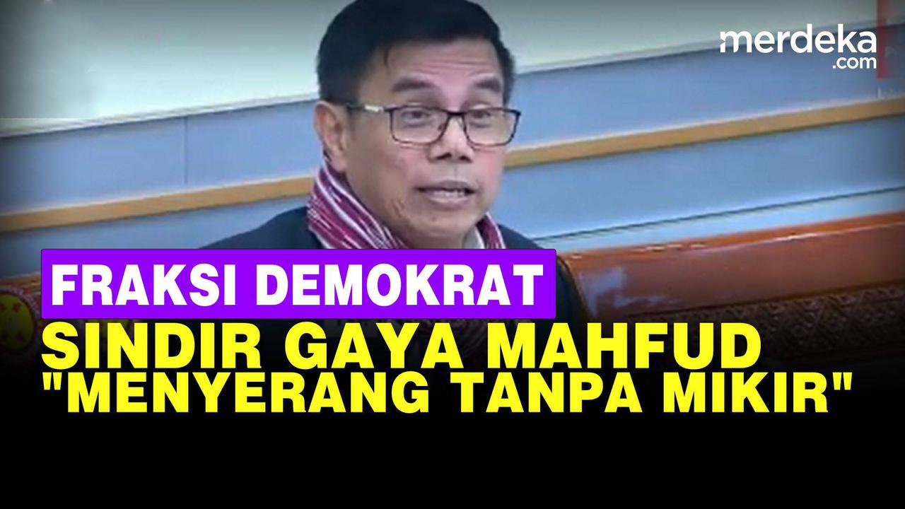 VIDEO: Hinca Emosi Sindir Gaya Mahfud Suka Menyerang Lawan Tanpa Berpikir