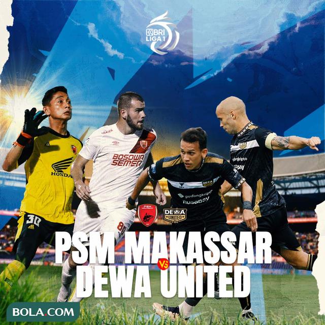 BRI Liga 1 - Duel Antarlini - PSM Makassar Vs Dewa United