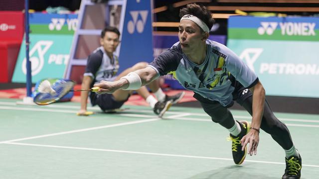 Foto: Fajar / Rian Raih Gelar Juara Perdana Turnamen Super 1000 di Malaysia Open 2023