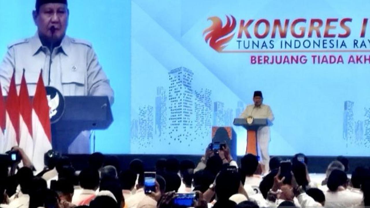 Prabowo Larang Kader Gembar-gembor 2 Periode: Please Jangan Seperti Itu