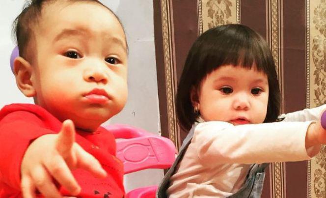 Putra Raffi Ahmad, Rafathar bersama putri Gading Marten, Gempita. (Instagram - @raffinagita1717)