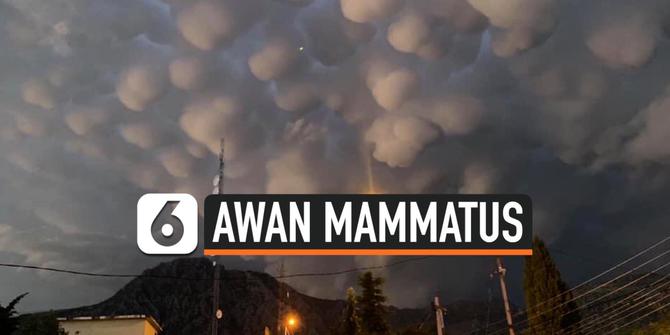 VIDEO: Awan Langka Mammatus Terlihat di Irak