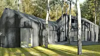 Rumah Hitam di Polandia Aplikasikan Teknologi ThermoWood
