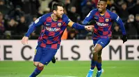 Messi Jadi Penyelamat Debut Quique Setien di Barcelona