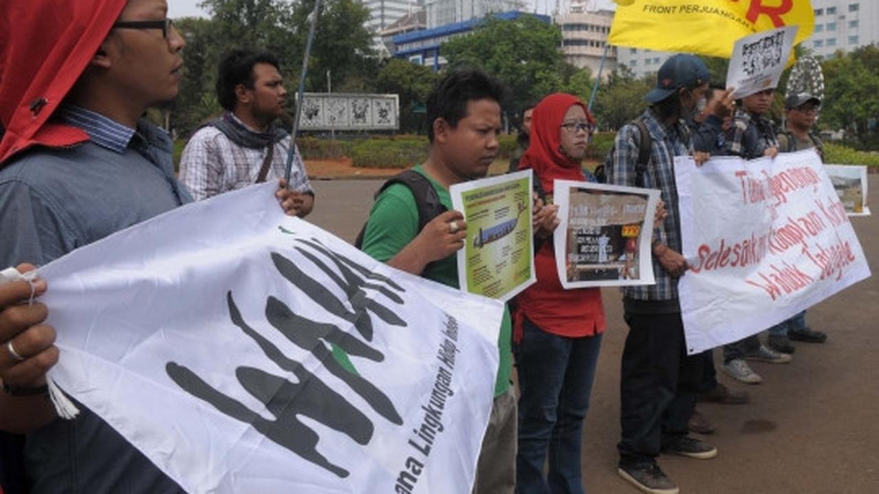 Massa datangi Istana menolak penggenangan Waduk Jatigede