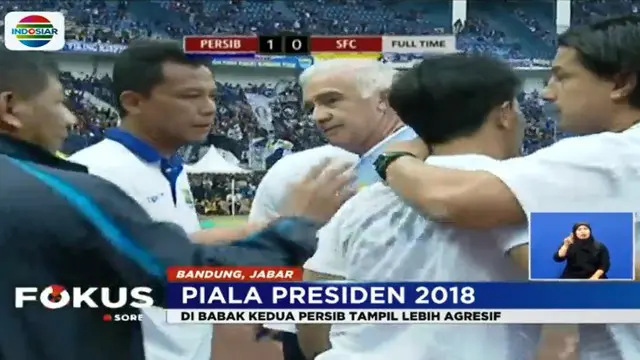 Persib Kalahkan Sriwijaya FC di Laga Perdana Piala Presiden 2018