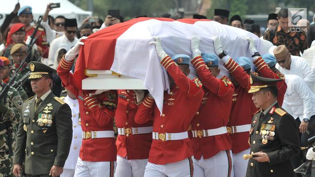 Jenazah BJ Habibie Tiba di TMP Kalibata