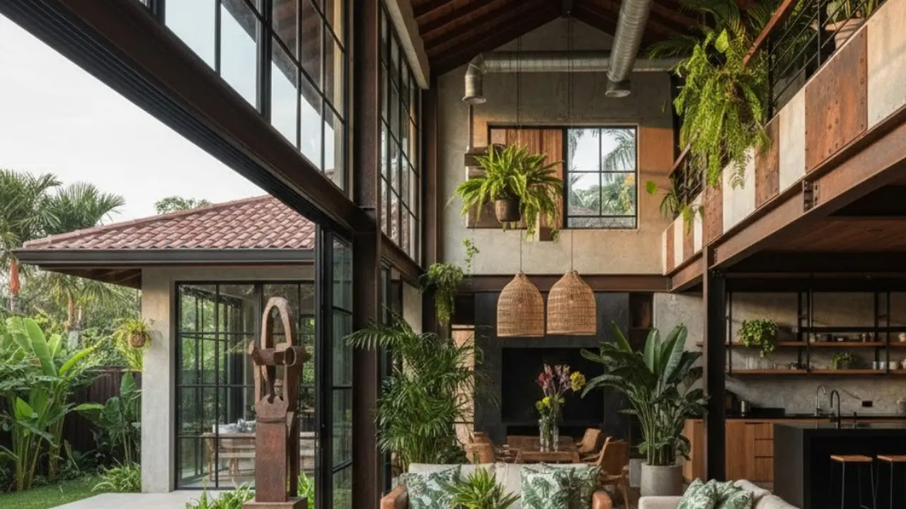 Rumah Sederhana Tapi Mewah Atap Genteng (Image by Gemini AI)