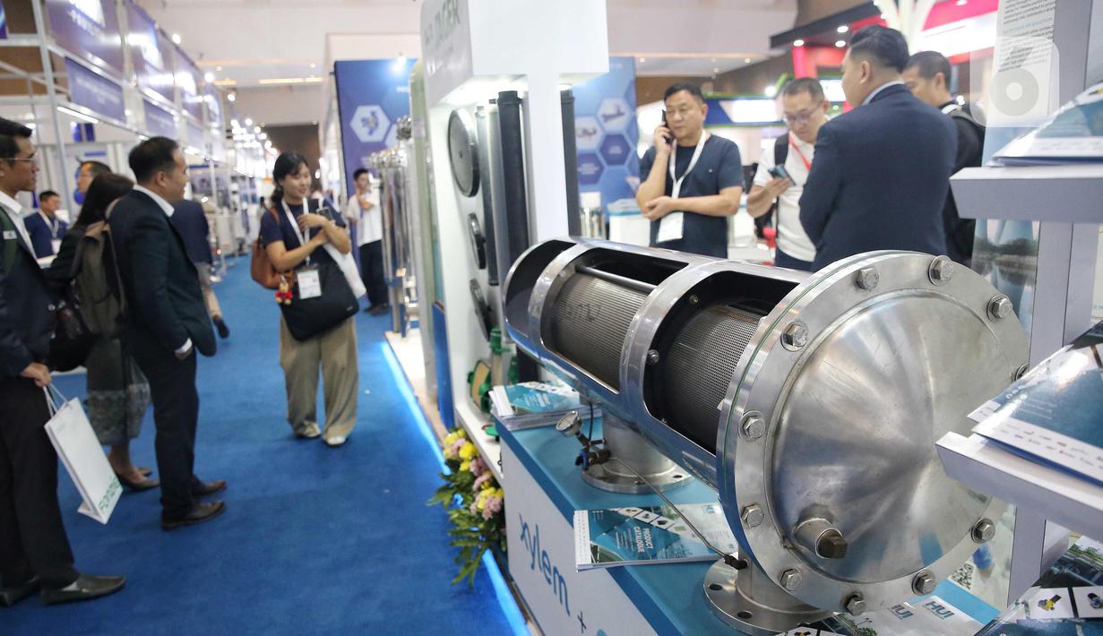 Pameran juga menjadi ajang mempromosikan inovasi teknologi di bidang energi terbarukan. (Liputan6.com/Angga Yuniar)