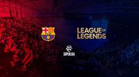 Barcelona mengirimkan delegasi ke kompetisi eSports League of Legends pada 2022. (Dok. FC Barcelona)