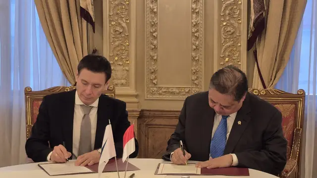 Indonesia dan Komisi Uni Ekonomi Eurasia  mengumumkan penyelesaian secara substantif Perundingan Indonesia–Eurasian Economic Union Free Trade Agreement (I–EAEU FTA). (Foto: ekon.go.id)