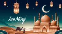 Ilustrasi Isra Miraj. (Image by pikisuperstar on Freepik)