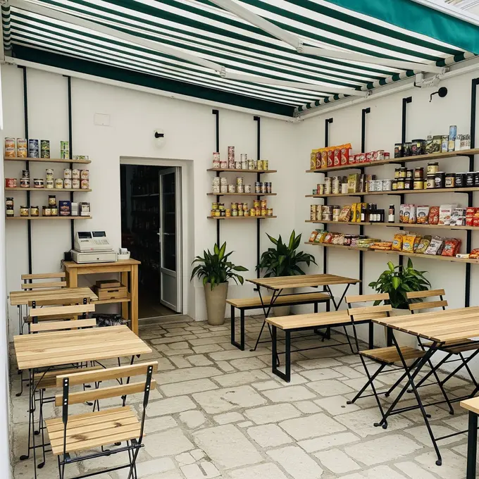 Teras Rumah Cocok untuk Warung Kelontong Sederhana