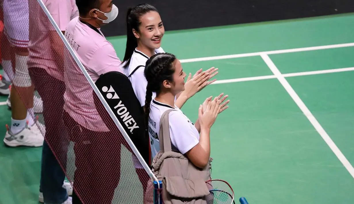 Meski gagal mengalahkan pasangan Hesti dan Erika, Raisa dan Anya tetap tampil percaya diri serta penuh persiapan. (Instagram/anyageraldine)